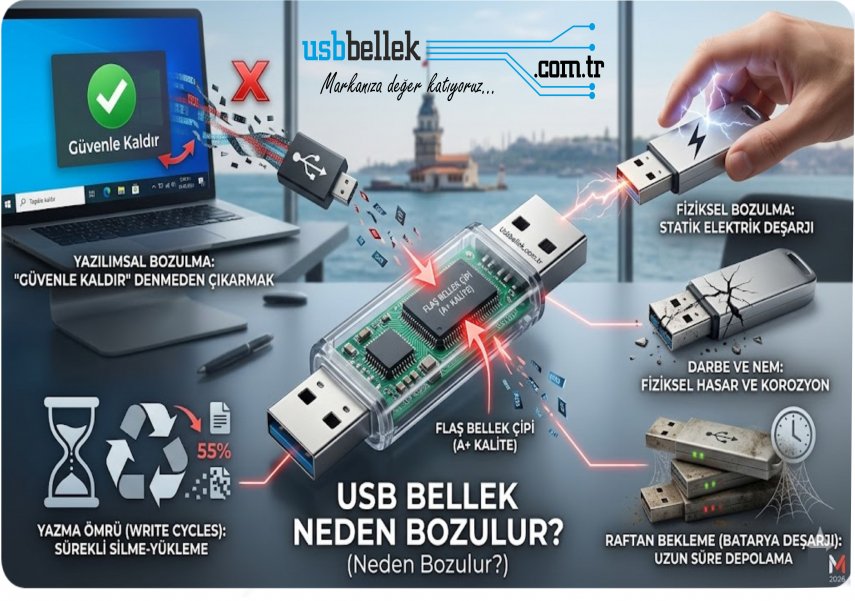 USB Bellek Neden Bozulur? Ömrünü Uzatmak İçin 5 Altın Kural