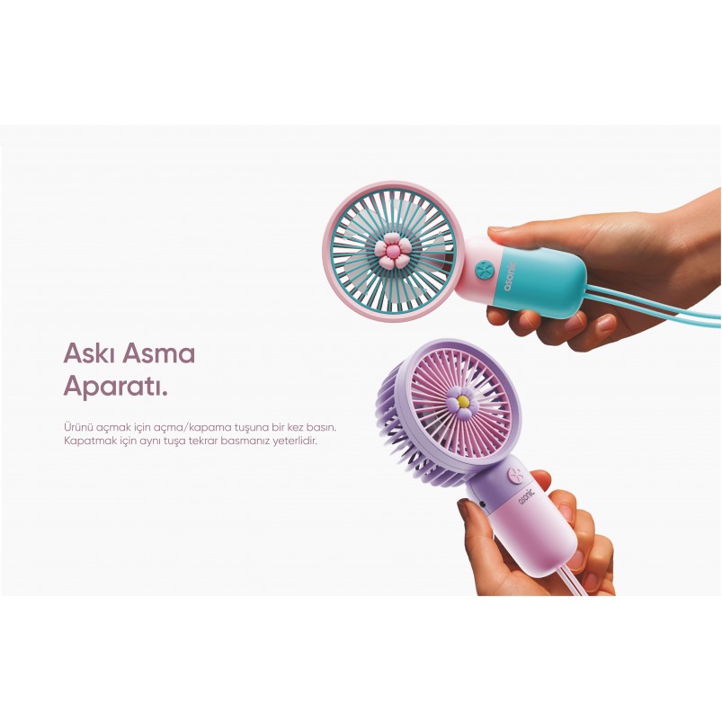 El Tipi Mini Taşınabilir Vantilatör Fan AFN24