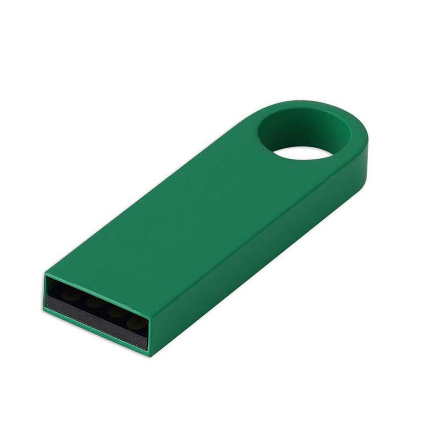 Yeşil Renk Metal USB Bellek