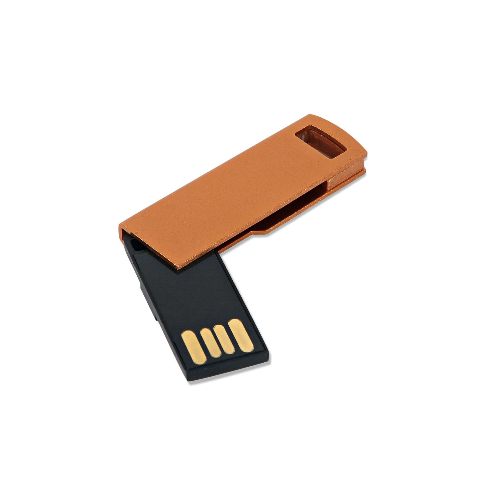 Metal Turuncu USB Bellek