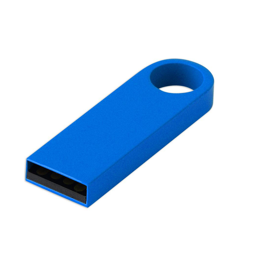 Açık Mavi Metal USB Bellek