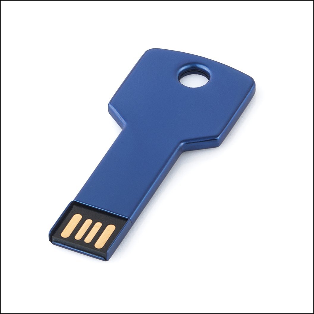 Mavi Anahtar USB Bellek